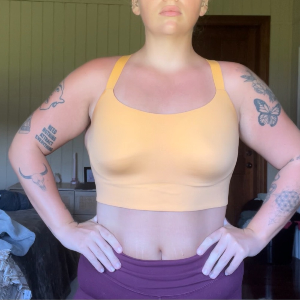Aerie Orange Offline Collection Sports Bra